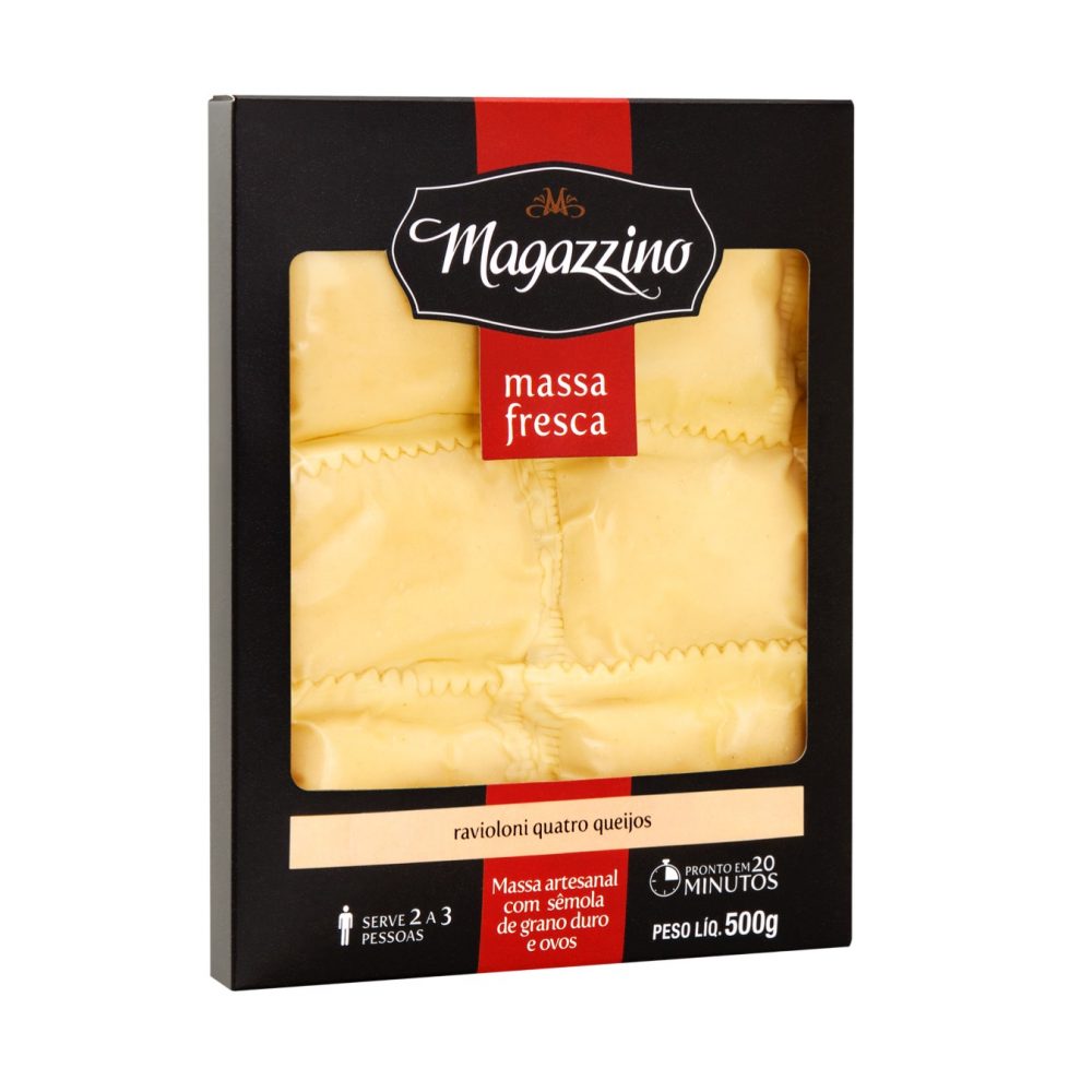 RAVIOLONI 4 QUEIJOS 500G