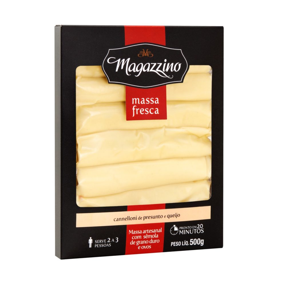 CANNELLONI PRESUNTO E QUEIJO 500G