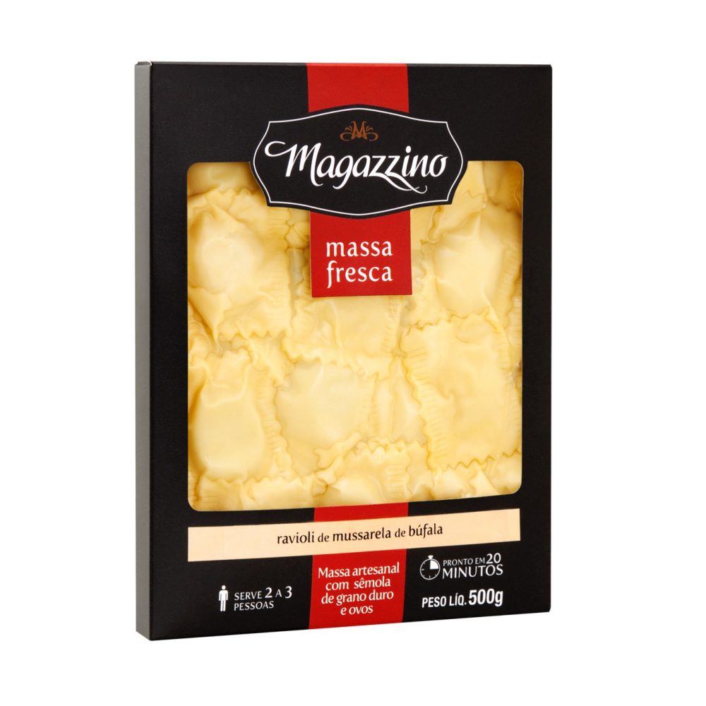 RAVIOLI MUSSARELA DE BÚFALA 500G
