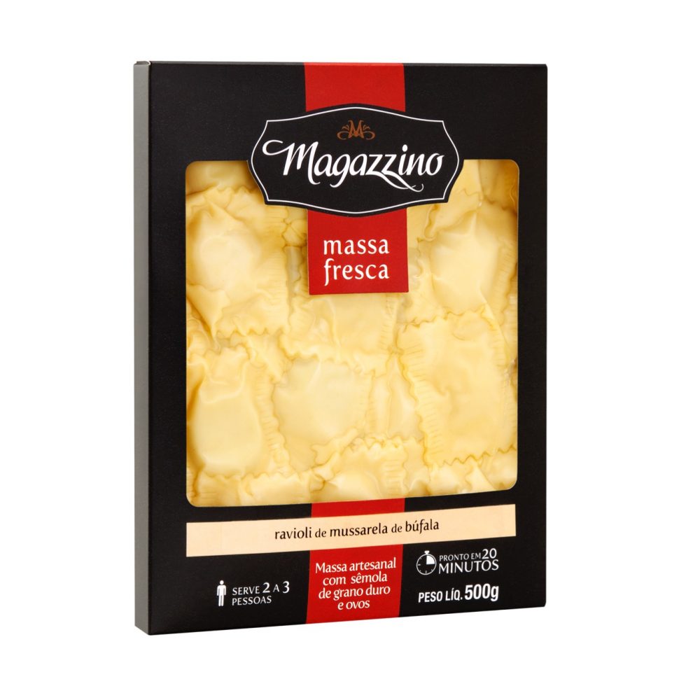 RAVIOLI MUSSARELA DE BÚFALA 500G